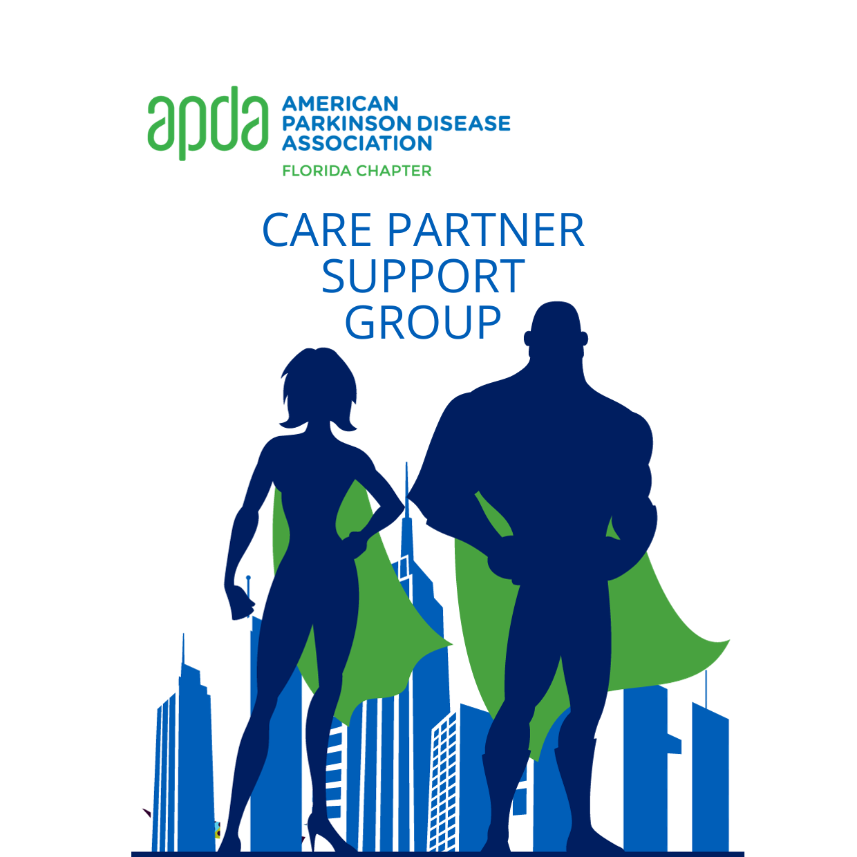 APDA Care Partner Support Group- 4th Thursday via ZOOM - logo